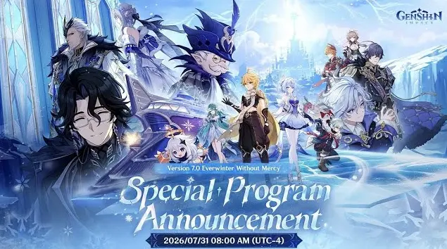 Ghid Program Special Genshin Impact Versiunea 7.0: Ore de vizionare globale, coduri de redemption și listă de verificare pre-stream