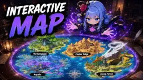 Sword x Staff Interactive Map Guide: Lucky Wheels, Pass Keys, Dungeons and Hidden Rewards