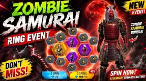Free Fire Lek van de Zombie Samurai Ring: releasedatum en Diamond-kosten