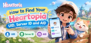 如何找到你的 Heartopia UID、伺服器 ID 和 AID