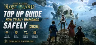 Guns of Glory: Lost Island: gids voor het opwaarderen — zo koop je veilig Diamonds (2026)