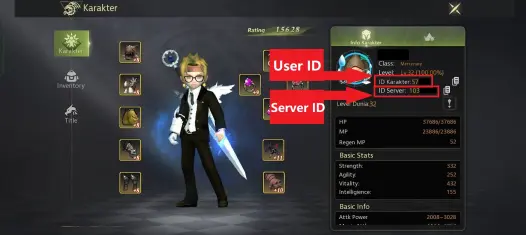 Guide de l'ID utilisateur et de l'ID serveur de Dragon Nest M: Classic pour effectuer un top up en toute sécurité