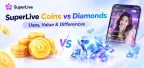 SuperLive Coins vs Diamonds Explained 2026 | Topuplist