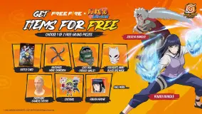 Free Fire x Naruto 2026: احصل على هيناتا أو جيرايا مجانًا