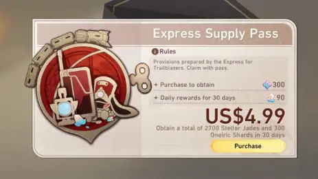 Honkai: Star Rail Express Supply Pass Is Not 18 Pulls Today: The 30-Day Value Math