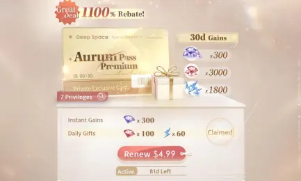 Love and Deepspace Aurum Pass: The 30-Day Math Most Banner Budgets Miss