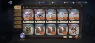 Identity V: Echi, Ispirazioni, Indizi e Frammenti: spendi prima la valuta giusta