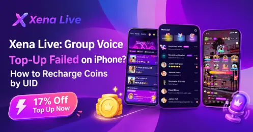 Xena Live: Group Voice: Nieudane doładowanie na iPhonie? Jak doładować monety za pomocą UID