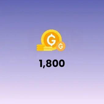 1800 Coins