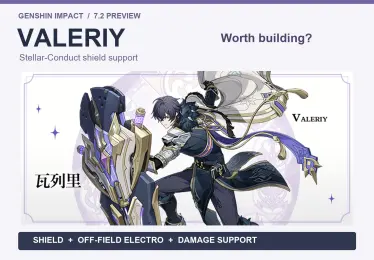 Genshin Impact 7.2 – zapowiedź Valeriya: Czy warto rozwijać postać Electro z tarczą?